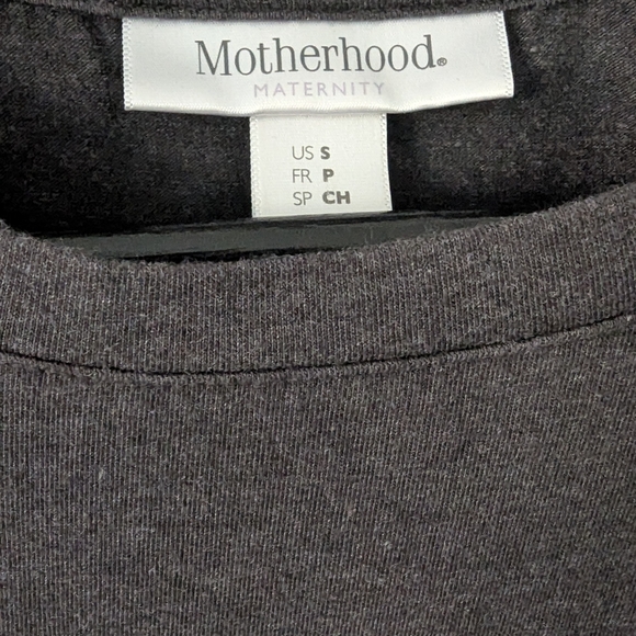 Motherhood Black Ruched Bodycon Midi Dress - Picture 3 of 4